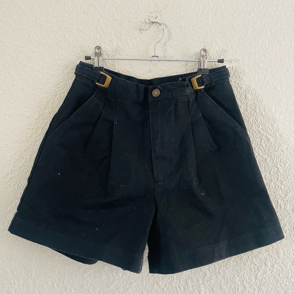 Vintage Newport News High Rise Black Shorts 100% Cotton - Picture 9 of 11